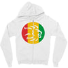 rasta lion head reggae dub step music dance Zipper Hoodie