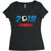 world cup russia 2018 Women's Triblend Scoop T-shirt