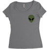Cute Alien Women's Triblend Scoop T-shirt