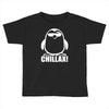 penguin chillax funny new Toddler T-shirt