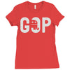 political Ladies Fitted T-Shirt