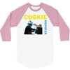 cookie monster 3/4 Sleeve Shirt