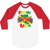 rasta nation, the reggae and dancehall 3/4 Sleeve Shirt