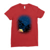 Mufasa and Simba Camp Ladies Fitted T-Shirt