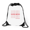 Vote Beto Drawstring Bags