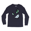 angry cartoon face Long Sleeve Shirts