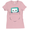 bmo pocket Ladies Fitted T-Shirt