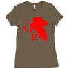 neon genesis evangelion nerv logo Ladies Fitted T-Shirt