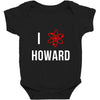 i heart howard Baby Bodysuit
