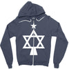 chrismukkah tree christmas Zipper Hoodie