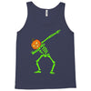 pumpkin skeleton dabbing Tank Top