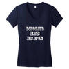 dinosaur is big Women's V-Neck T-Shirt