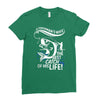 the best catch of his life! Ladies Fitted T-Shirt
