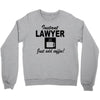 instant lawyer just add coffee Crewneck Sweatshirt