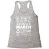 Born In March Racerback Tank