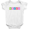 periodic table chemistry fun Baby Onesie
