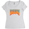 Wtf Doom Women's Triblend Scoop T-shirt