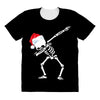 skeleton dabbing christmas All Over Women's T-shirt