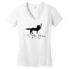 the coolest wolf moment ever Women's V-Neck T-Shirt
