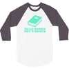 read books not t shirts 3/4 Sleeve Shirt