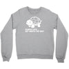 always late worth wait funny turtle Crewneck Sweatshirt