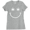 smiley halter top Ladies Fitted T-Shirt