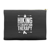 hiking it's cheaper than therapy Accessory Pouches