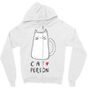 cat love person! Zipper Hoodie