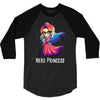nerd princess 3/4 Sleeve Shirt