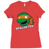 spaghetti! Ladies Fitted T-Shirt