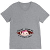 March Peeking Out Asian Baby Girl V-Neck Tee