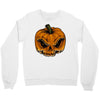 skull pumpkin Crewneck Sweatshirt