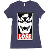 lose Ladies Fitted T-Shirt