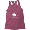 grandpa dinosaur Racerback Tank
