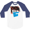 awsome design animation skin 3/4 Sleeve Shirt