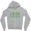 geek goddess kelly green Zipper Hoodie