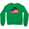 usa curling Crewneck Sweatshirt