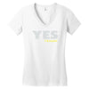 yes i know Women's V-Neck T-Shirt