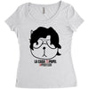 La Casa Cat Papel Women's Triblend Scoop T-shirt