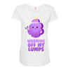 working off my lumps Maternity Scoop Neck T-shirt