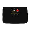 santa peeing merry christmas Laptop sleeve