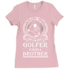 Golfer Brother Ladies Fitted T-Shirt