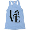 LOVE MY DOG Racerback Tank