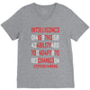 adapt or die encoded (white) V-Neck Tee