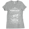 Vintage Aged To Perfection 1958 Ladies Fitted T-Shirt