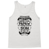 Super Cool Papaw Of A Freaking Awesome Son Tank Top
