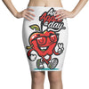 apple a day Pencil Skirts