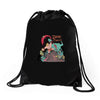 zombie puncher Drawstring Bags
