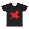 red x All Over Men's T-shirt