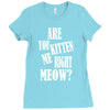 kitten me right now Ladies Fitted T-Shirt